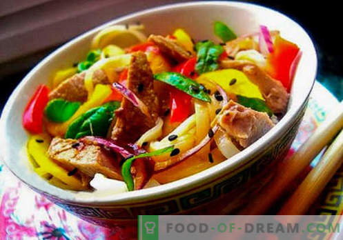 Salată thailandeză - cele mai bune cinci rețete. Cum să gătești salată thailandeză corectă și gustoasă.