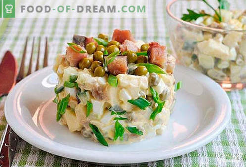 Salată de macrou - cele mai bune rețete. Cum să gustați în mod corespunzător și să pregătiți o salată de macrou.