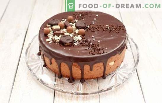 Tortul de brânză este tot ciocolata. Simple Brownie Rețete Cake: cireșe, miere, nuci, prune, cuptor și multicooker