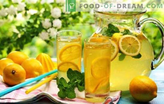 Lemon de casă limonadă: ghimbir clasic, pentru pierderea in greutate. Cum sa faci limonada la domiciliu?