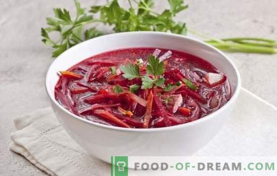 supa de sfeclă roșie cu carne: în căldură, și în rece delicioase! Cele mai bune retete pentru coacerea sfeclă caldă și rece cu carne