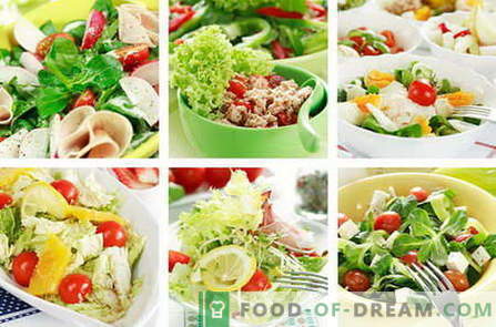 Salate de dietă - cele mai bune rețete. Cum să pregătească o dietă corectă și gustoasă.