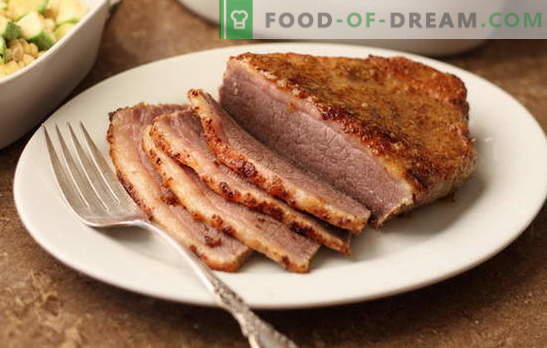 Carnea de muștar este aromatică, de casă, picantă. Carne tocată și prăjită în mustar: cu vin, miere, maioneză