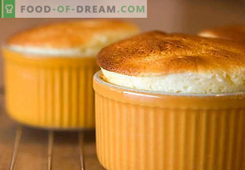 Cream soufflé - cele mai bune retete. Cum să rapid și gustoase sufla crema de gatit.