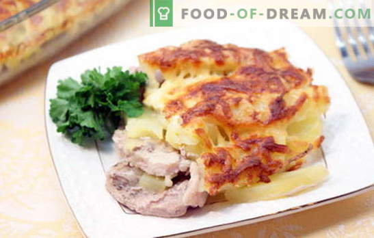 Varkensvlees in het Frans met aardappelen - heerlijk! Recepten varkensvlees in het Frans met aardappelen: in de oven, slowcooker, in de pan
