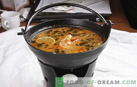 Supă thailandeză - exotică în bucătăria ta. Rețete de supă cu carne de vită, pește, pui, fructe de mare, legume și ciuperci