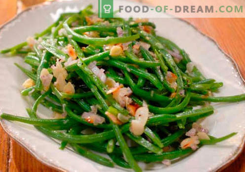 Salată de fasole verde - primele cinci rețete. Cum să gătești corect și gustos salată de la fasole verde.