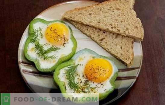 Ouă sparte în aragazul lent - ușor! Rețetele au amestecat ouă într-un aragaz lent; ouă sparte, ouă prajite, cu roșii, brânză, cârnați, aburit