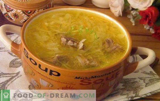 Supă de varză acră: găti supa cea mai delicioasă! Rețete, secrete și subtilități de gătit acru varză acru varză
