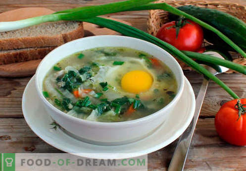 Supă de urzică - Rețete dovedite. Cum să gătești în mod adecvat și gustos o supă de urzică.