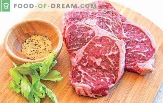Friptura de carne de vită marmorată - delicatețe din carne! Rețete și toate felurile de gătit fripturi de carne de vită în cuptor, pe sobă și pe grătar