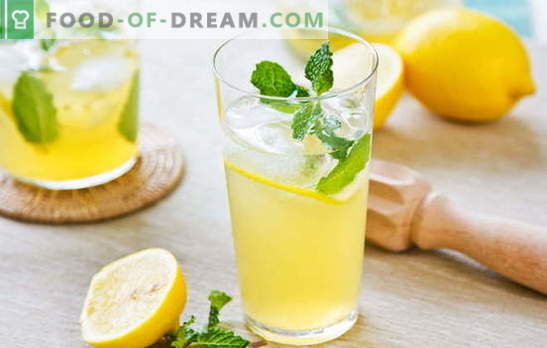 Bautura de lămâie - energie și vitamine într-un pahar. Rețete de băuturi pe bază de lămâie: limonadă rece sau perfuzie caldă