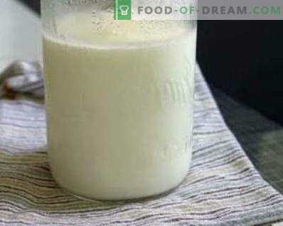 Ce poate fi făcut din lapte acru, rețete din lapte acru