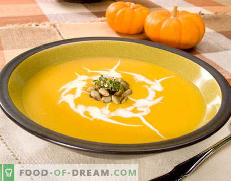 Supa de dovleac - cele mai bune retete. Cum să gătești în mod corespunzător și gustos supa de dovleac.