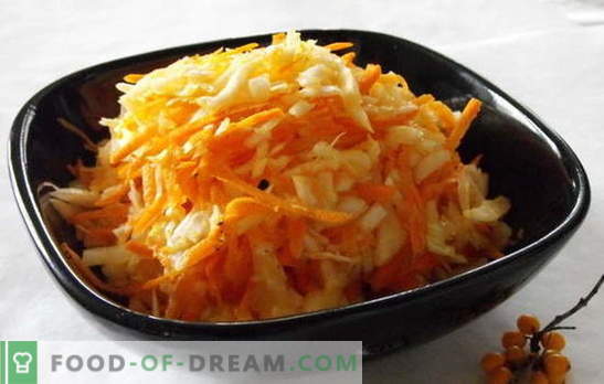 Salata de varza si morcov cu otet - vitamina! Rețete pentru salate de varză și morcov cu oțet: proaspete și pentru iarnă