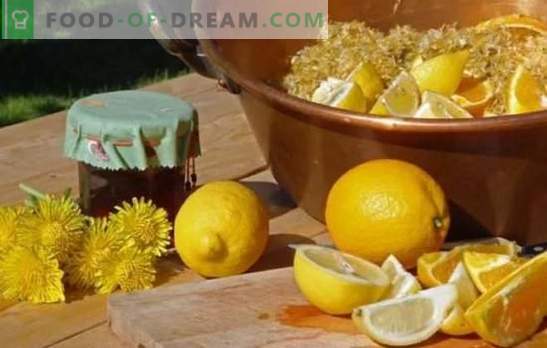 Dandelion Jam Lemon - Dulce Sănătoasă! Variante de gem de papadie cu lămâie, mandarină, menta, măr, rodie