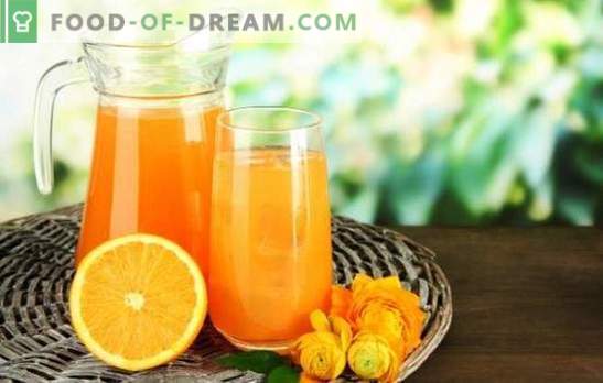Bea din portocale acasă - stingeți setea cu prospețime și beneficii. Ce băuturi din portocale pot fi pregătite acasă?