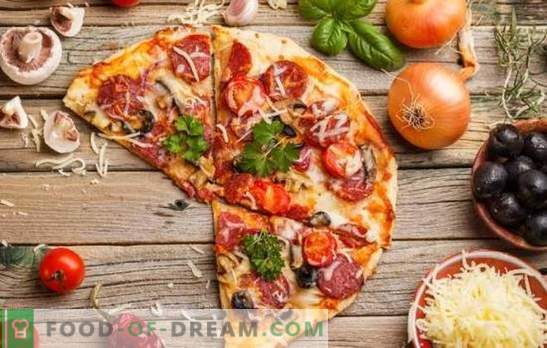 Pizza cu roșii, cârnați și brânză - o farfurie universală pentru toate ocaziile. Cele mai bune retete pentru pizza apetisantă cu roșii, cârnați și brânză