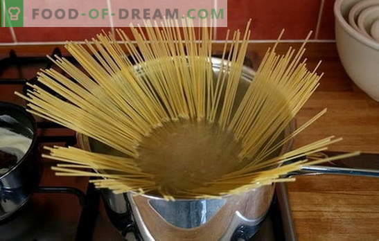 Cum să gătești spaghete pentru a face acest lucru, ca într-un restaurant italian? Cât timp de gătit spaghete