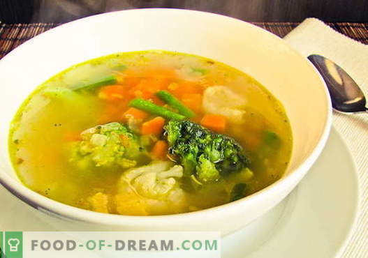 Supă de conopidă - cele mai bune rețete. Cum să gătești în mod corespunzător și gustos supă de conopidă.