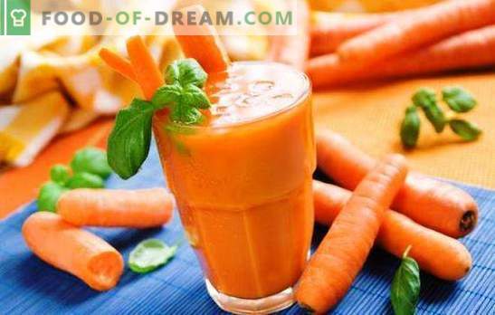 Suc de dovleac și morcov la domiciliu - un depozit de vitamine și substanțe nutritive! Sucul de dovleac și morcov care cucerește cu gustul său uimitor: rețete și secrete