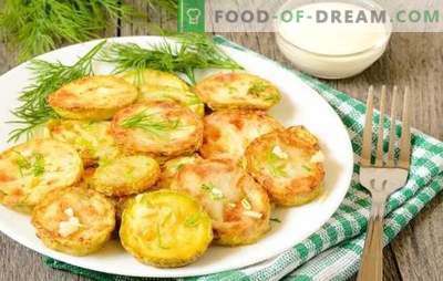 Snacks from zucchini with garlic - bright and appetizing. Varieties of zucchini appetizers with garlic: rolls, cakes, caviar, salads