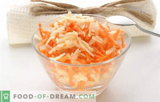 Cum să gătești o salată de morcov în sala de mese, de ce este atât de gustoasă? Salata de morcov în sala de mese - rețete de casă!