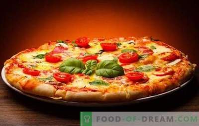 Pizza cu brânză și roșii este diferită și foarte gustoasă! Retete pentru brânzeturi rapide și originale și pizza de tomate