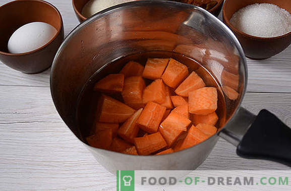 Cascaval de morcovi: luminos și gustos, aproape ca un tort! Rețeta fotografică pas cu pas fotografie a caserolei de morcov sănătoasă