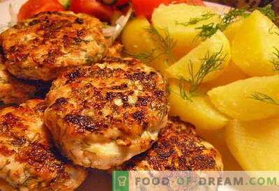 Пилешки кюфтета - най-добрите рецепти. Как да правилно и вкусно готви нарязани пилешки кюфтета.