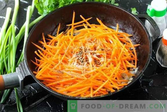Morcovi coreeană delicioase în 15 minute