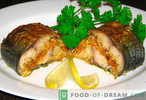 Pildītas makreles - labākās receptes. Kā pareizi un garšīgi gatavot makreles.