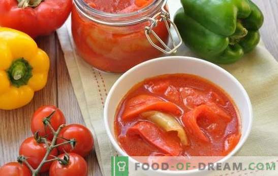 Cum să faci tomato leko pentru iarna: maghiară, bulgară, rusă. Alegeți-vă reteta de tomate lecho pentru iarna