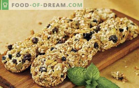 Cookie-uri de ovaz fără zahăr - Bunuri utile. Secretele de preparare a prăjiturilor de ovăz fără zahăr cu fructe uscate, miere