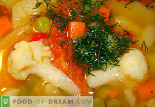 Supă de broască de vită - cele mai bune rețete. Cum să gătești supa de gătit în mod corespunzător și gustoasă pe bulion de carne de vită.