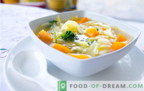 Supă de legume - o farfurie cu o armată de vitamine! Rețete simple de supa de legume cu găluște, mei, fasole, brânză, pui