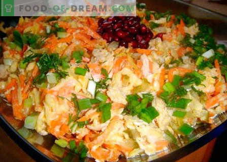 Salata Chanterelle - cele mai bune retete. Cum să gătesc în mod corect și gustos salata 