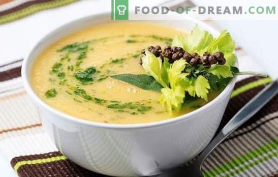 Supă de conopidă cu smântână, brânză, cartofi, morcovi. Încercați toate supele de conopidă și cremă!