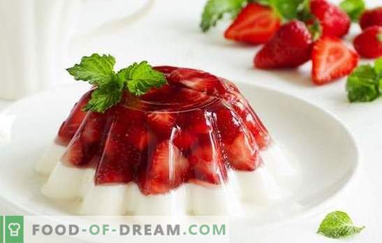 Căpșuni: 7 rețete originale. Secretele de a face jeleu de căpșuni cu lapte sau șampanie