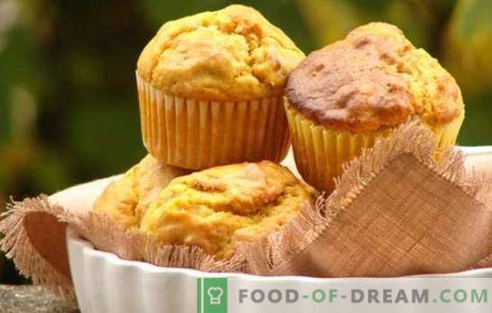 Cupcake de dovleac - coacere cu beneficii! O selecție de rețete pentru brioșe cu dovleac și stafide, fructe confiate, cereale, ciocolată, nuci