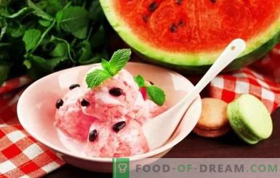 Ice Cream Ice Cream - vară cool! Cele mai bune retete pentru inghetata pepene verde cu crema, lapte, iaurt, pepene galben, banane
