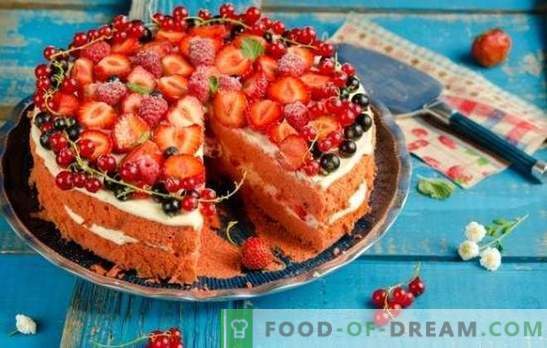 Nu-ți tăgădui plăcerea - pregătește un tort de burete cu căpșuni! Rețete simple pentru tort de burete cu căpșuni pentru ceai și cafea