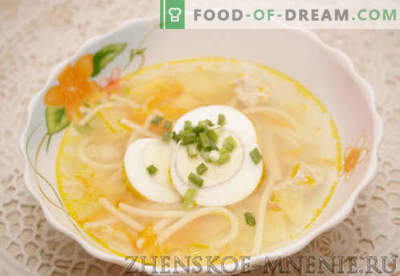 Supa de pui - Rețetă cu fotografii și descriere pas cu pas