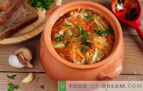 Supa de varza din carne de varza - retete si secrete de gatit. Cum să gătești supa slabă de varză