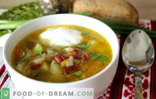 Zupa z fasolą - tradycyjne gorące danie w nowej odmianie. Najlepsze przepisy na kapuśniak z fasolą, kapustą, bakłażanami, grzybami