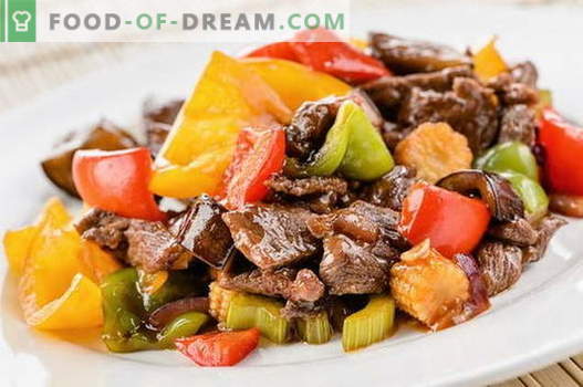 Carne în chineză - cele mai bune rețete. Cum să procedați corect și să preparați carne în chineză.