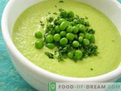 Supă de cremă de mazare verde