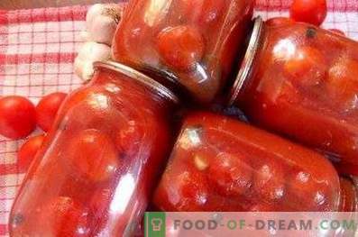 Roșii în pasta de tomate pentru iarnă