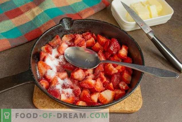 Tricolă cu căpșuni - desert ușor
