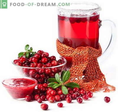 Cranberrysaft - die besten Rezepte. Wie man richtig und lecker Cranberry-Saft kocht.